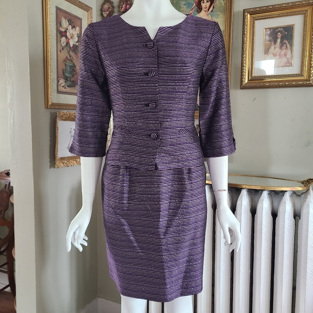 Chic Purple Women's Pencil Skirt